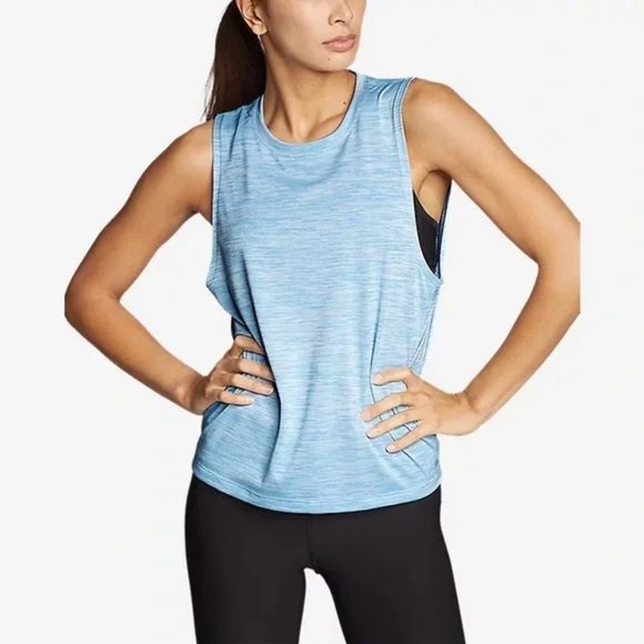 Eddie Bauer Tops - 5 for $25 Eddie Bauer Blue Heathered Athletic Sleeveless Tank Top Size Large